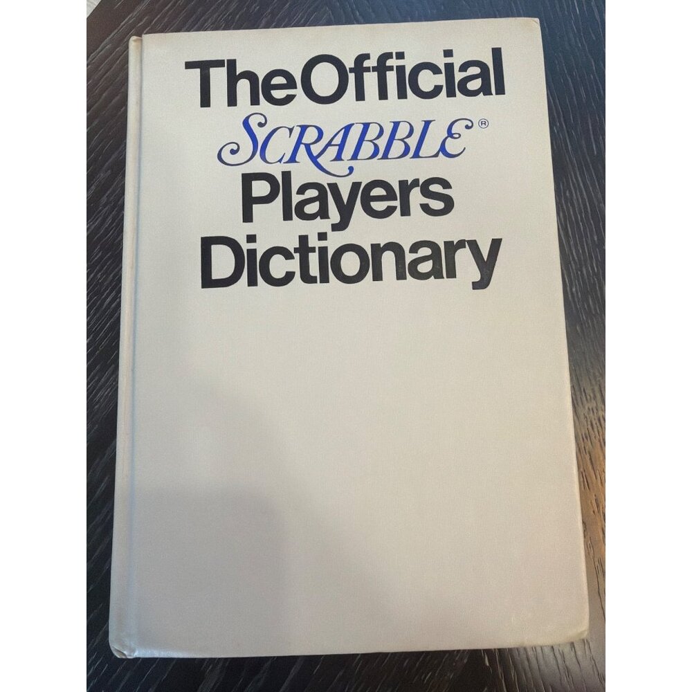 The Official Scrabble Players Dictionary Hardcover 1978 Edition By Merriam-Webst